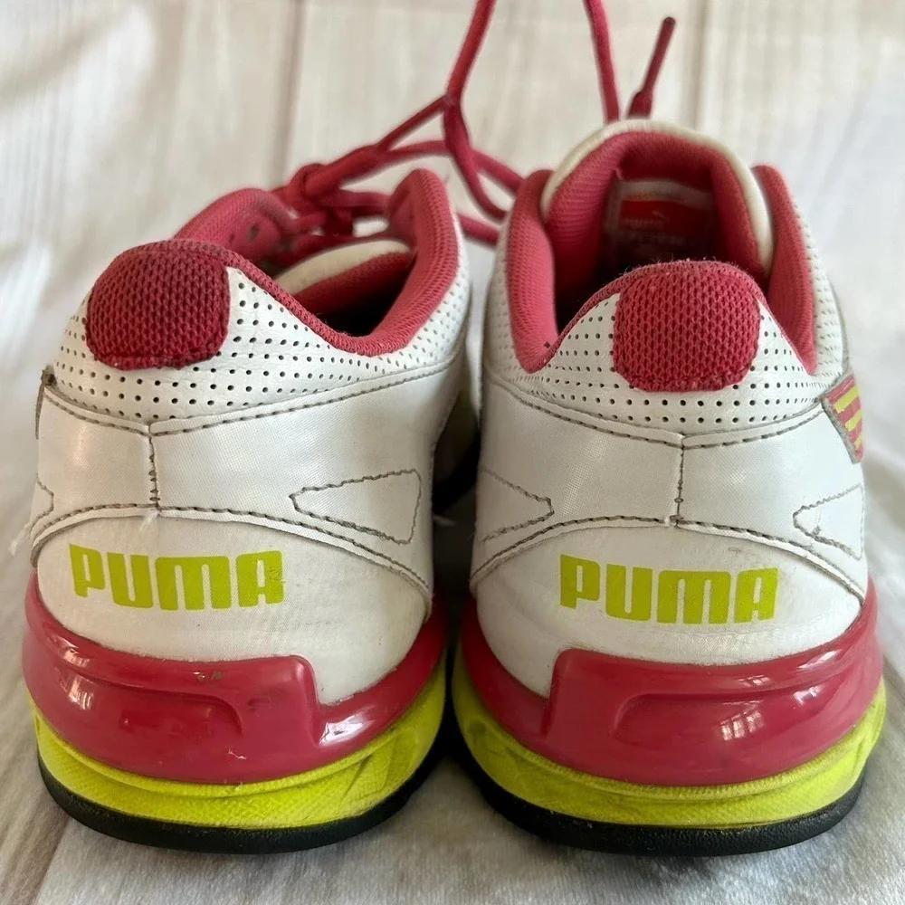 Vintage Puma Athletic lace up running sneakers Y2K Sporty lounge colorful 8​​ - Picture 3 of 11